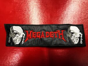 MEGADETH...   Embroidered Patch  (thrash metal)   U.S.A   1808*