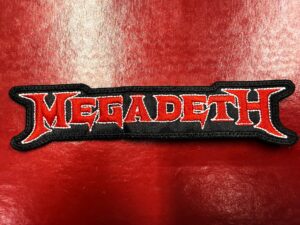 MEGADETH...   Embroidered Patch  (thrash metal)   U.S.A   1871*