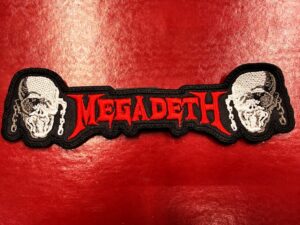 MEGADETH...   Embroidered Patch  (thrash metal)   U.S.A   1862*