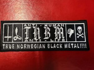 TAAKE...  Embroidered Patch  (black metal)    Norway   991
