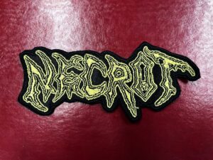 NECROT...  Embroidered Patch  (death metal)    U.S.A   559