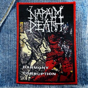 NAPALM DEATH...  Woven Patch  (grind death)   U.K   (173)